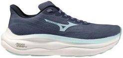 Damskie buty do biegania Mizuno Wave Sky 9 Wos. Niebieskie obuwie do biegania damskie Mizuno, mizuno wave. Za 759.00 zł.