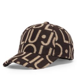 Czapka z daszkiem Liu Jo. Brązowe czapki z daszkiem damskie Liu Jo, bez wzorów. Za 199.99 zł.