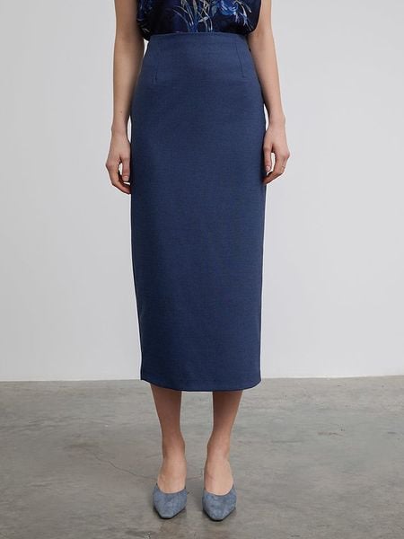 BGN Spódnica w kolorze granatowym rozmiar: 34. Niebieskie spódniczki damskie BGN, bez wzorów, z podwyższonym stanem, maxi, proste. Za 41.39 zł.