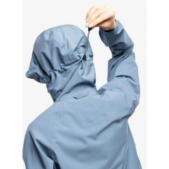 Kurtka przeciwdeszczowa damska Fjallraven Vardag Hydratic Anorak. Niebieskie kurtki damskie Fjällräven, bez kaptura. Za 954.99 zł.