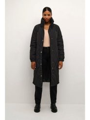 Kaffe Płaszcz pikowany "KAlindsay" w kolorze czarnym rozmiar: 38. Czarne płaszcze damskie Kaffe, bez wzorów. Za 184.46 zł.