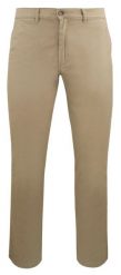 Męskie, Bawełniane Spodnie Typu Chinos - Victorio - Jasny Camel. Brązowe spodnie materiałowe męskie Victorio, bez wzorów, z bawełny. Za 269.00 zł.