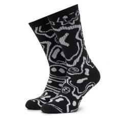 Skarpety długie Volcom. Czarne skarpetki męskie Volcom, bez wzorów. Za 39.99 zł.
