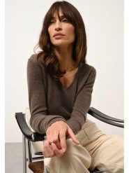 Just Cashmere Kaszmirowy sweter "Joan" w kolorze brązowym rozmiar: XXL. Brązowe swetry klasyczne damskie Just Cashmere, xxl, z kaszmiru, bez kołnierzyka. Za 305.29 zł.
