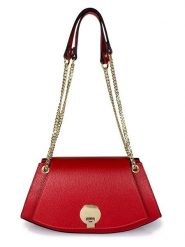 Florence Bags Skórzana torebka "Mavis" w kolorze czerwonym - 32 x 16 x 12 cm rozmiar: onesize. Czerwone torebki klasyczne damskie Florence Bags, bez wzorów, z materiału, bez dodatków. Za 217.99 zł.