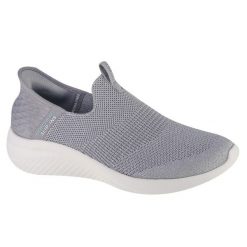 Buty Kobieta Skechers Ultra Flex 30 Smooth Step szary. Szare buty sportowe na co dzień damskie Skechers, bez wzorów, Skechers Sport. Za 339.99 zł.