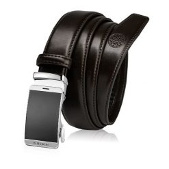 Skórzany pasek męski BETLEWSKI Brązowy 130. Brązowe paski męskie Betlewski, bez wzorów, ze skóry. Za 99.00 zł.