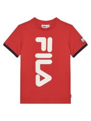 Original Marines T-Shirt DFPV4174YM Czerwony Regular Fit. Czerwone t-shirty chłopięce Original Marines, bez wzorów, z bawełny, bez ramiączek. Za 59.99 zł.