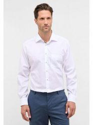 Eterna Koszula - Modern fit - w kolorze białym rozmiar: 44. Białe koszule męskie Eterna, bez wzorów, z bawełny, bez kołnierzyka, bez ramiączek. Za 112.83 zł.