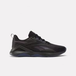 Buty sportowe męskie Reebok Nanoflex TR 2 (100205402). Czarne buty fitness męskie Reebok, bez zapięcia, na fitness i siłownię. Za 359.00 zł.
