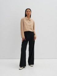 Someday Koszula w kolorze jasnobrązowym rozmiar: 42. Brązowe koszule damskie Someday, bez wzorów, bez kołnierzyka, bez ramiączek. Za 195.99 zł.