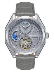 Heritor Zegarek automatyczny "Antoni" w kolorze srebrno-szarym rozmiar: onesize. Szare, analogowe zegarki męskie Heritor, ze stali. Za 630.99 zł.