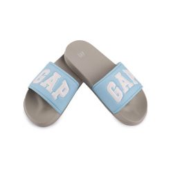 Damskie klapki sportowe miejskie na basen plażę GAP MURPHY. Niebieskie klapki damskie GAP, bez wzorów, bez obcasa. Za 79.00 zł.