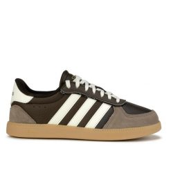 Buty damskie sportowe do chodzenia Adidas BREAKNET SLEEK. Brązowe buty sportowe na co dzień damskie Adidas, bez wzorów, z gumy, trekkingowe. Za 259.00 zł.