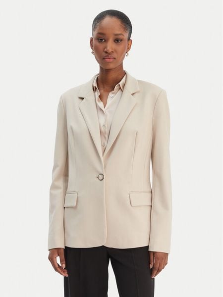 Guess Marynarka W6RN54 KCMU2 Beżowy Regular Fit. Brązowe marynarki i żakiety damskie Guess, xl, z aplikacjami, z syntetyku. Za 381.99 zł.