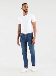 Levi's Dżinsy - Slim fit - w kolorze niebieskim rozmiar: W34/L36. Niebieskie jeansy męskie Levi's. Za 204.48 zł.