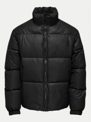 Only & Sons Kurtka zimowa 22030461 Czarny Regular Fit. Czarne kurtki męskie Only & Sons, na zimę, l, bez wzorów, ze skóry, bez kaptura. Za 259.99 zł.