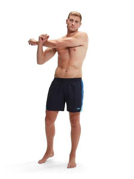 Speedo Szorty kąpielowe "Eco H-Boom" w kolorze granatowo-błękitnym rozmiar: M. Niebieskie szorty sportowe męskie Speedo, m, z materiału, outdoorowe. Za 144.24 zł.