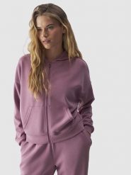 4F Bluza w kolorze fioletowym rozmiar: S. Różowe bluzy z kapturem damskie 4f, s. Za 105.38 zł.