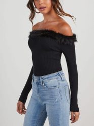 Milan Kiss Sweter w kolorze czarnym rozmiar: S. Czarne swetry klasyczne damskie Milan Kiss, s, ze splotem, bez kołnierzyka. Za 113.99 zł.