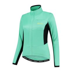 Kurtka rowerowa damska Rogelli BARRIER, zimowa, softshellowa. Zielone kurtki damskie Rogelli, na zimę, xl, bez wzorów, bez kaptura. Za 449.50 zł.