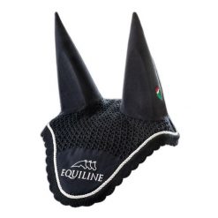 Czapka dla konia z haftem Equiline. Niebieskie czapki męskie EQODE BY EQUILINE, bez wzorów, sportowe. Za 399.00 zł.