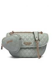 Guess Torebka Atabey HWQG98 94210 Niebieski. Niebieskie torebki klasyczne damskie Guess, z aplikacjami, ze skóry, bez dodatków. Za 589.99 zł.