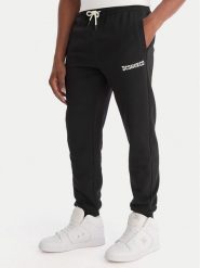 DC Shoes Spodnie dresowe Baseline ADYFB03069 Czarny Standard Fit. Czarne spodnie dresowe męskie DC Shoes, bez wzorów, z bawełny. Za 159.99 zł.