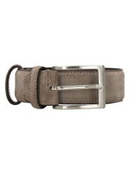 D exclusive Skórzany pasek w kolorze szarobrązowym rozmiar: 115. Brązowe paski męskie d exclusive, bez wzorów, z materiału. Za 78.99 zł.