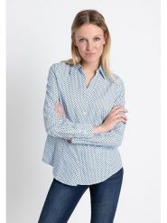 More & More Bluzka w kolorze błękitno-białym rozmiar: 38. Niebieskie bluzki damskie MORE & MORE, bez wzorów, bez kołnierzyka, bez ramiączek. Za 137.10 zł.