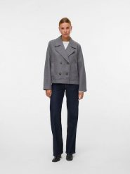 Vero Moda Kurtka przejściowa w kolorze szarym rozmiar: S. Szare kurtki damskie Vero Moda, s, bez wzorów, bez kaptura. Za 130.81 zł.