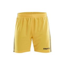 Szorty damskie Craft pro control. Żółte szorty damskie Craft, bez wzorów, z materiału, sportowe. Za 169.99 zł.