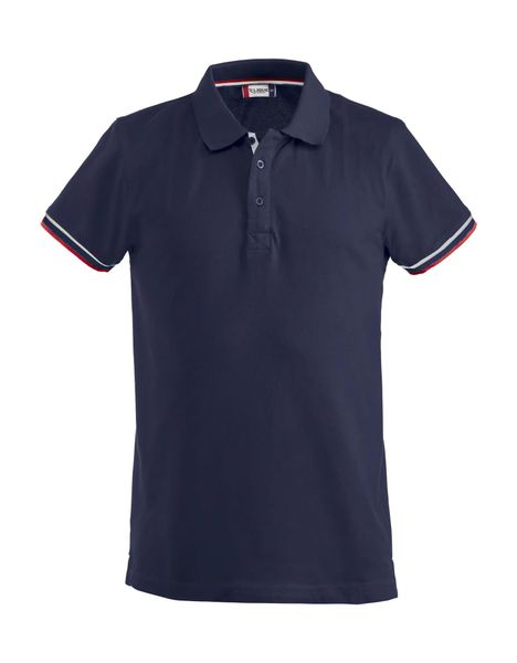 Clique koszulka polo męska Newton 100% bawełna czesana – dark navy. Niebieskie koszulki polo męskie CLIQUE, m, bez wzorów, z bawełny, bez ramiączek. Za 136.70 zł.