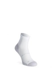 Skarpety biegowe Odlo Performance Run Quarter Socks. Białe skarpetki męskie Odlo, bez wzorów, z dzianiny. Za 69.29 zł.