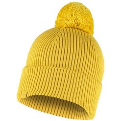 Czapka BUFF KNITTED HAT TIM. Żółte czapki męskie Buff, bez wzorów, sportowe. W wyprzedaży za 131.94 zł.