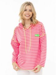 Zwillingsherz Bluza w kolorze jasnoróżowym rozmiar: S/M. Różowe bluzy z kapturem damskie Zwillingsherz, m. Za 143.17 zł.