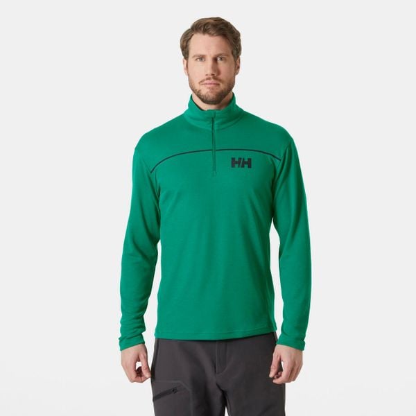 Sweter 1/2 zip Helly Hansen HP. Zielone swetry męskie Helly Hansen, s, bez wzorów, bez kołnierzyka. Za 342.50 zł.