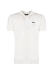 Diesel Koszulka Polo "T-Smith" | A04087-0JMAD | Mężczyzna | Biały. Białe koszulki polo męskie Diesel, l, bez wzorów, z bawełny, bez ramiączek. W wyprzedaży za 259.00 zł.
