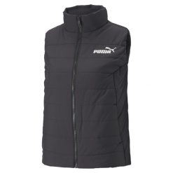 Damska ocieplana kamizelka ESS PUMA Black. Czarne kamizelki damskie Puma, l. Za 390.00 zł.
