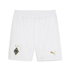 Młodzieżowe szorty Borussia Mönchengladbach 125th Anniversary PUMA. Biała szorty damskie Puma, z aplikacjami, młodzieżowe. Za 179.00 zł.