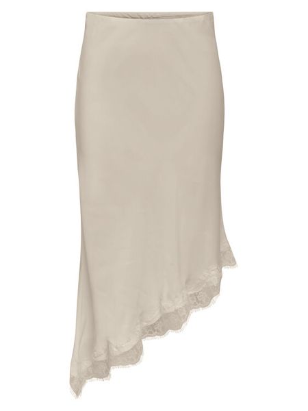 ONLY Spódnica midi Faraya 15380116 Kremowy Slim Fit. Białe spódniczki damskie Only, l, bez wzorów, z syntetyku, midi. Za 149.99 zł.