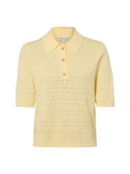 Marie Lund koszulka z dzianiny Kobiety wiskoza (100%) żółty, XXL. Żółte t-shirty damskie Marie Lund, xxl, bez wzorów, z dzianiny, bez kołnierzyka. Za 249.95 zł.