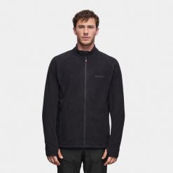Bluza turystyczna polarowa męska Alpinus Kerkis 1/3 zamek. Czarne bluzy bez kaptura męskie Alpinus, m, z polaru. Za 236.91 zł.