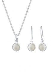 Elli Damski wisiorek okrągły zestaw kolczyki z kamieniem księżycowym pozłacane srebro 925 Sterling Silver Zestawy 1 ct. Szare kolczyki damskie Elli, z kamieniem księżycowym, pozłacane. Za 433.99 zł.