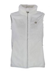 Peak Mountain Kamizelka polarowa "Avril" w kolorze kremowym rozmiar: XL. Brązowe kamizelki damskie Peak Mountain, xl, z polaru. Za 173.99 zł.