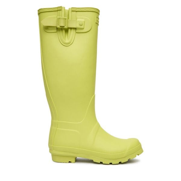 Kalosze Hunter. Zielone kalosze damskie Hunter, bez wzorów. Za 349.99 zł.