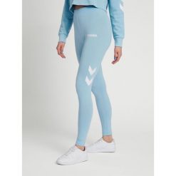 Damskie wysokie legginsy Hummel Legacy. Niebieskie legginsy sportowe damskie HUMMEL, xs, bez wzorów, na fitness i siłownię. Za 117.00 zł.