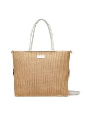 TWINSET Torebka 251TB7382 Beżowy. Brązowe torebki klasyczne damskie Twinset, bez wzorów, ze skóry, bez dodatków. Za 549.99 zł.