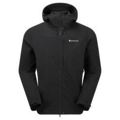 Kurtka przeciwdeszczowa z kapturem Montane Tenacity XT. Czarne kurtki męskie Montane, m, bez wzorów, z elastanu, z kapturem. Za 808.15 zł.