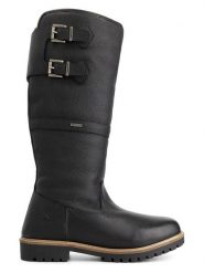 TRAVELIN' Skórzane kozaki "Kodiak" w kolorze czarnym rozmiar: 43. Czarne buty zimowe męskie Travelin', z materiału, bez zapięcia. Za 565.65 zł.